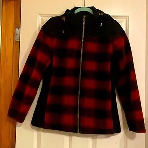 Pendleton Red and Black Plaid Jacket